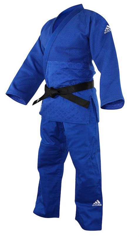 Adidas Judopak Champion IJF Blauw Slimfit 